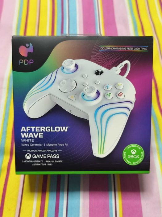 Comando Branco com Luz RGB (Afterglow Wave)