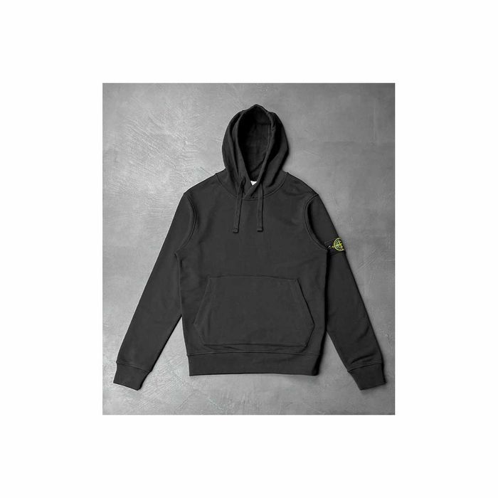 Худі STONE ISLAND 64151 Classic Hooded Sweatshirt Black SI0140-BK