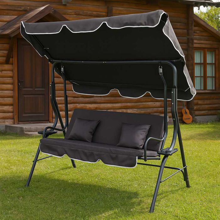 Садовая качеля на 3 человека