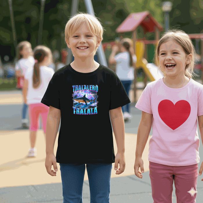 Koszulka dziecięca tralalero tralala Italian Brainrot prezent 116