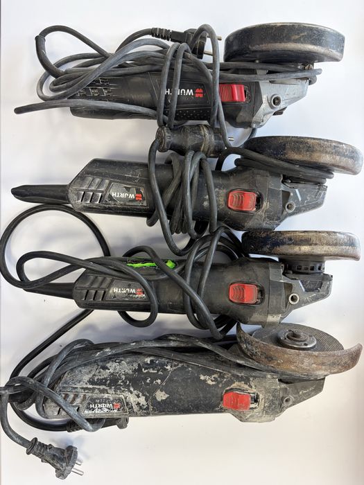 Szlifierki kątowe WURTH 4 sztuki