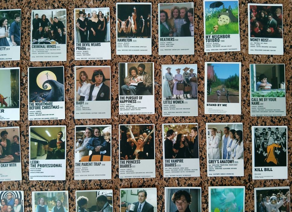 Lote de 64 autocolantes - Filmes e Séries