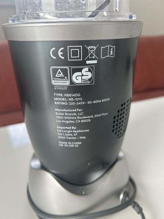 NutriBullet NB614DG 600W – blender kielichowy, grafitowy