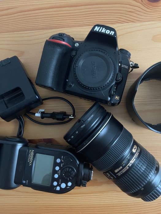 Фотоаппарат Nikon D750 + Nikkor 24–70 f/2.8 ED.