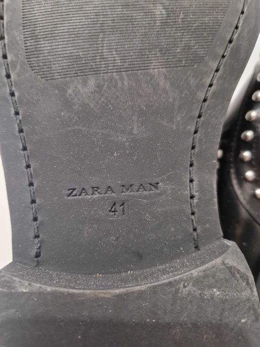 Лоферы броги Zara р.41
