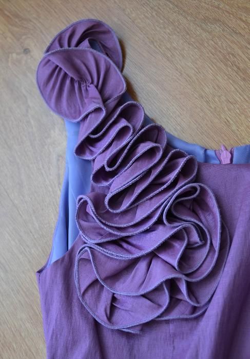 Wyprzedaż! Sukienka fioletowa rozmiar 38 M firmy Asar