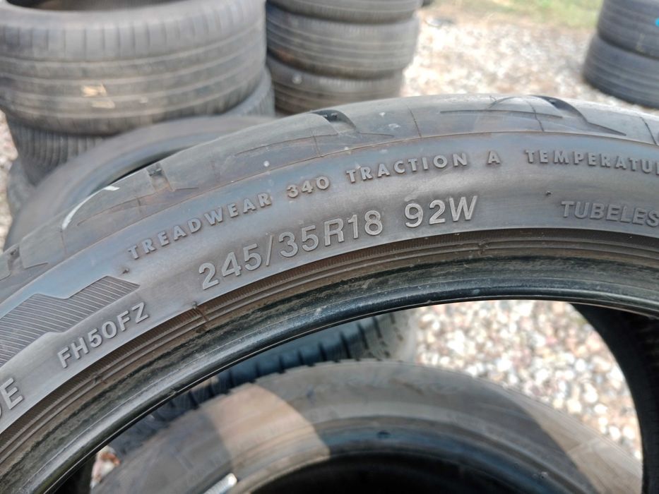 Opona używana 245/35R18 Firestone Firehawk Indy 500 1szt.