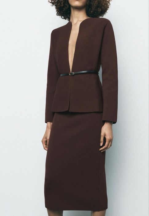 Sweter żakiet zara dzianinowy nowy S