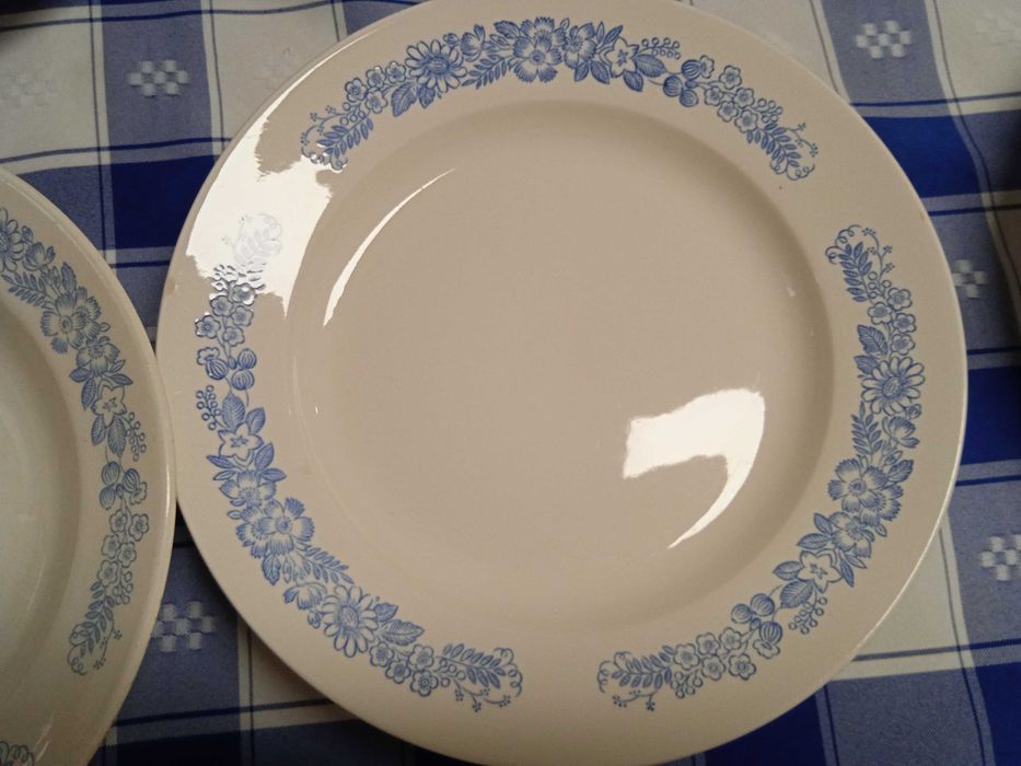 2 conjuntos 6 pratos cada decorativos antigos64752197703043123