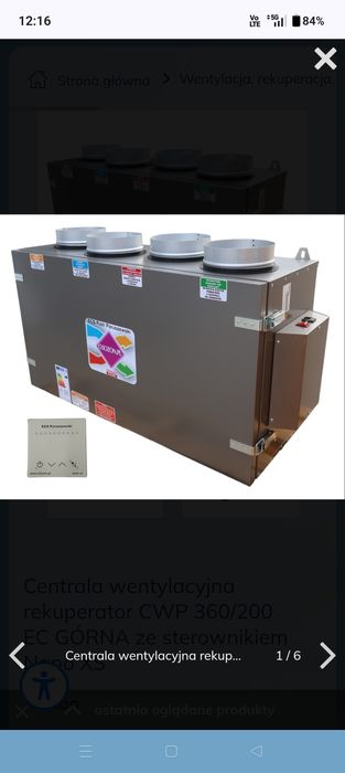 Sprzedam Rekuperator Ozon