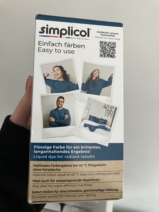 Farba do odzieży Simplicol niebieski opal