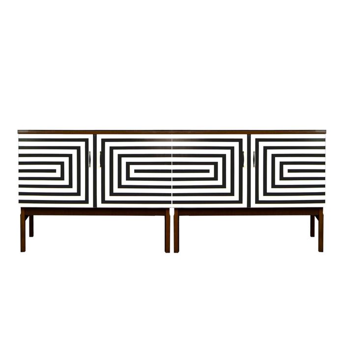 Sideboard jamnik komoda  vintage prl opart