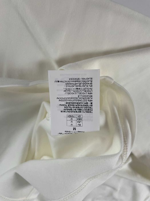 PINKO biała bluzka basic Moncalco Maglia długi rękaw rozm. S [P22]