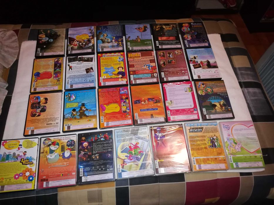 filmes de animação em dvd coleção do jornal sol (números das 3 séries)
