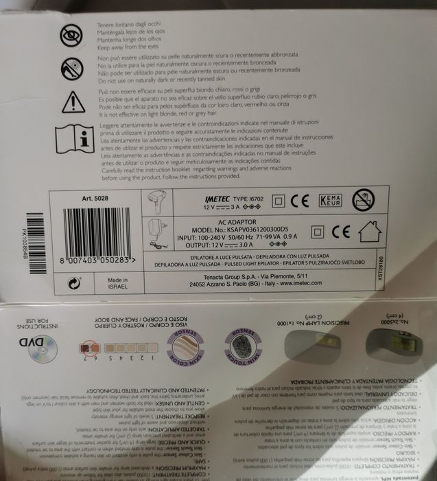 Depiladora belíssima imetec HPL silk'n Flash&Go