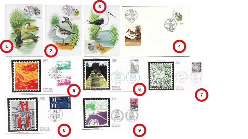 Cartas e Documentos Antigos - Lote 1