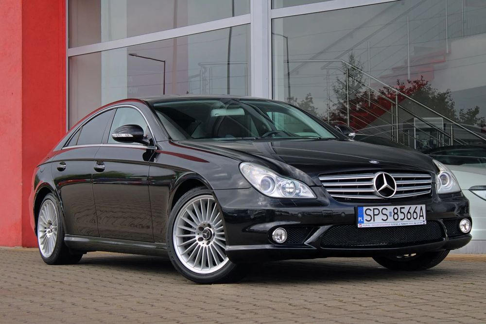 Mercedes-Benz CLS AMG Pakiet, AirMatic, Bordoweskóry, Japonia, Faktura 23%