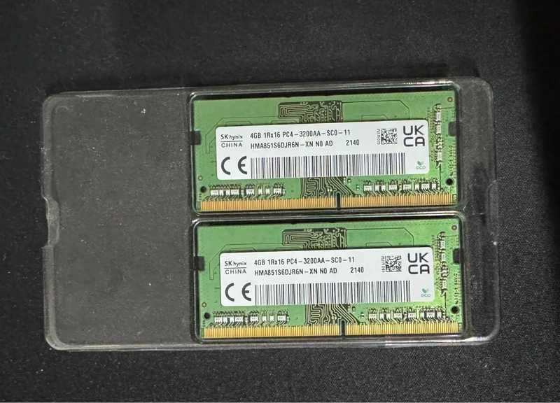 RAM SK Hynix 8gb (2x4gb) SoDimm DDR4 3200MHz