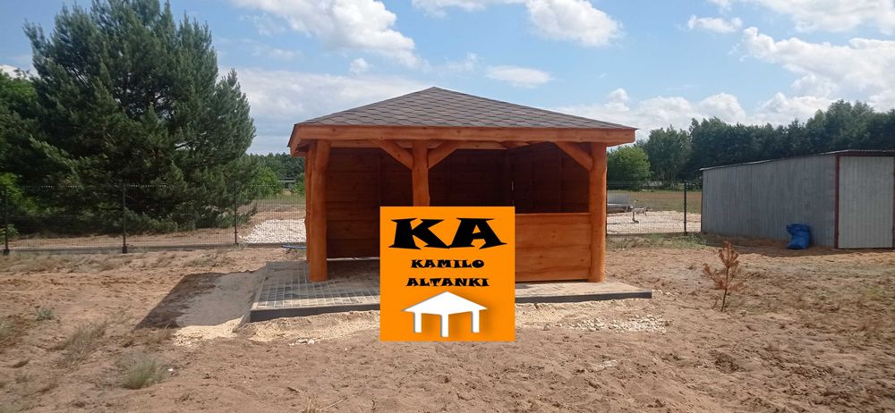 Altanka z bala Altana Altanki Altany Ogrodowa