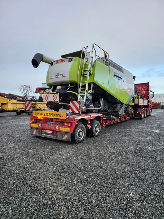 Transport kombajnów sieczkarni opryskiwaczy dźwigów harvester domków