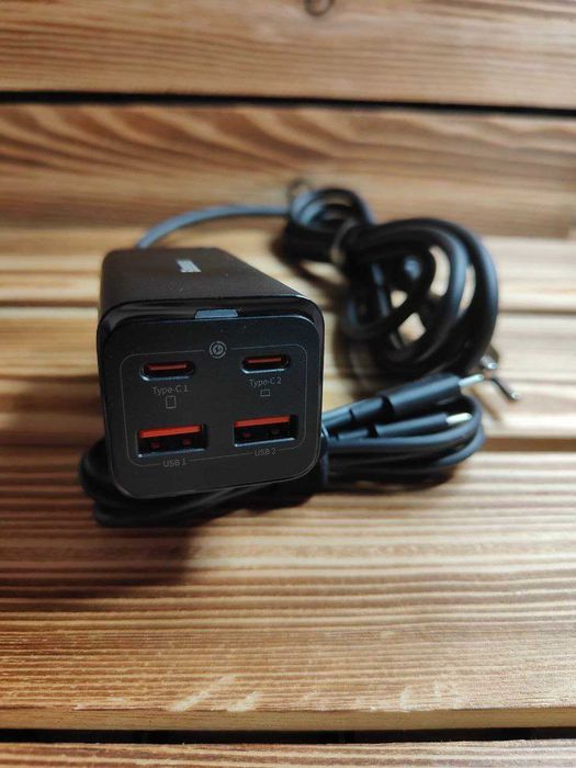 Новий Мережевий зарядний пристрій Baseus 100W GaN3 Pro + Кабель 100W