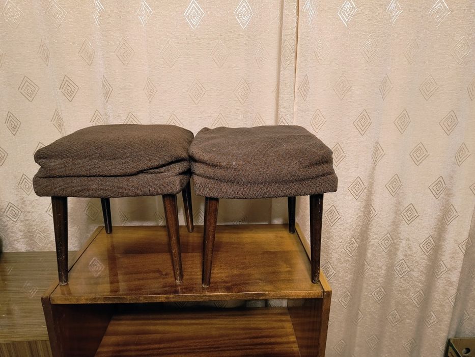 Taboret PRL Drukator stołek PRL Sierpc • OLX.pl