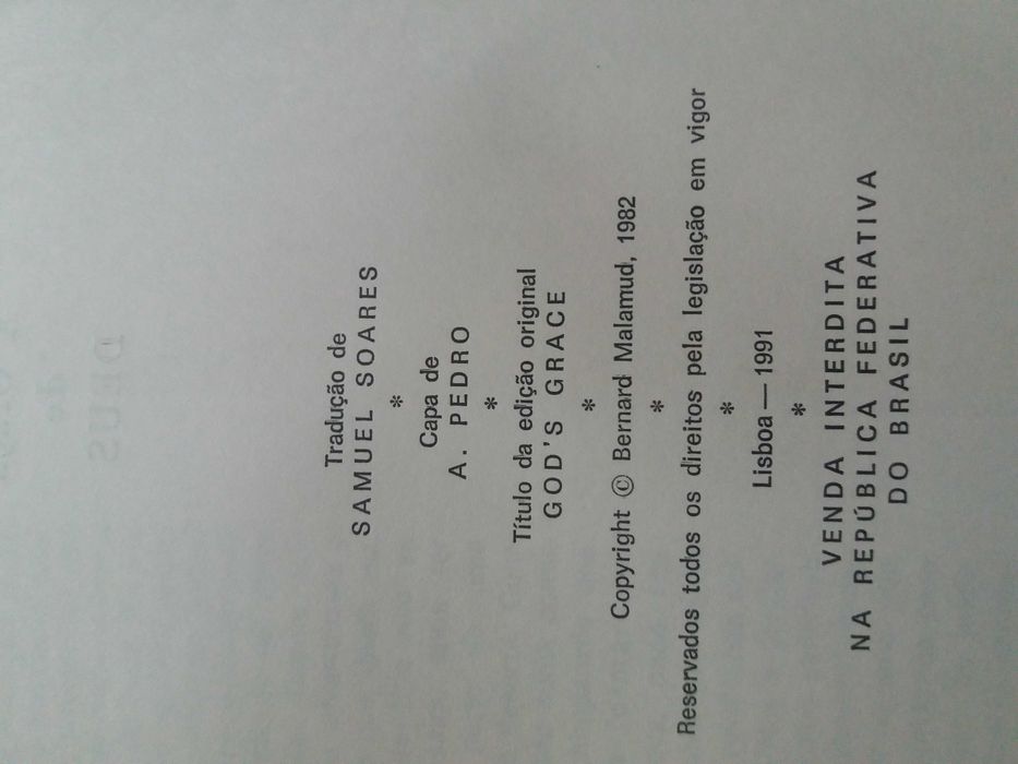 Livro A Graça de Deus