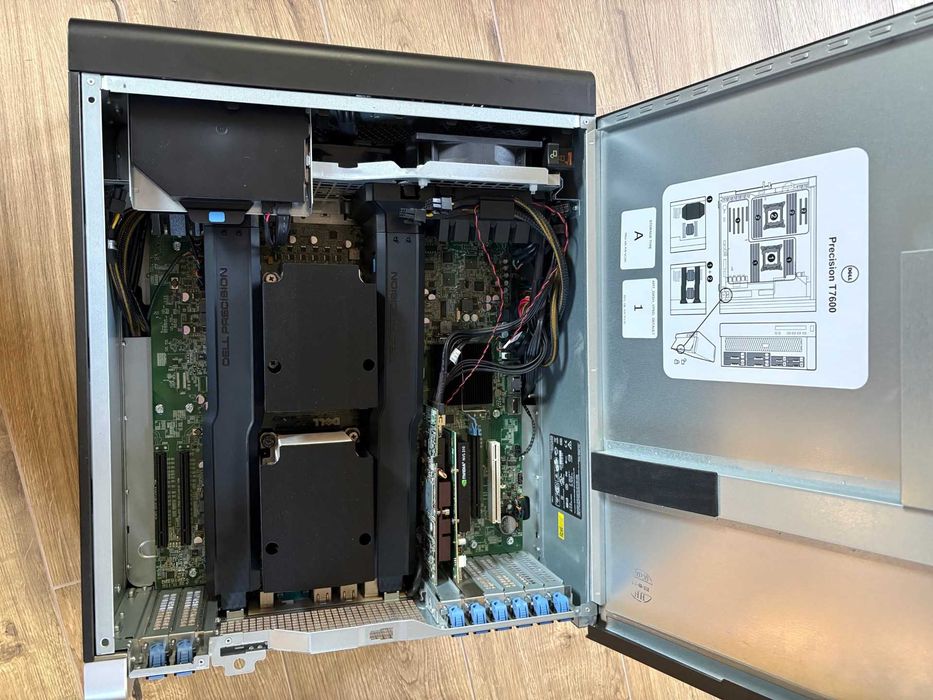 Dell Precision T7600 • 2×Xeon • 128GB RAM • 5×SSD RAID5 • Win11 Pro PL