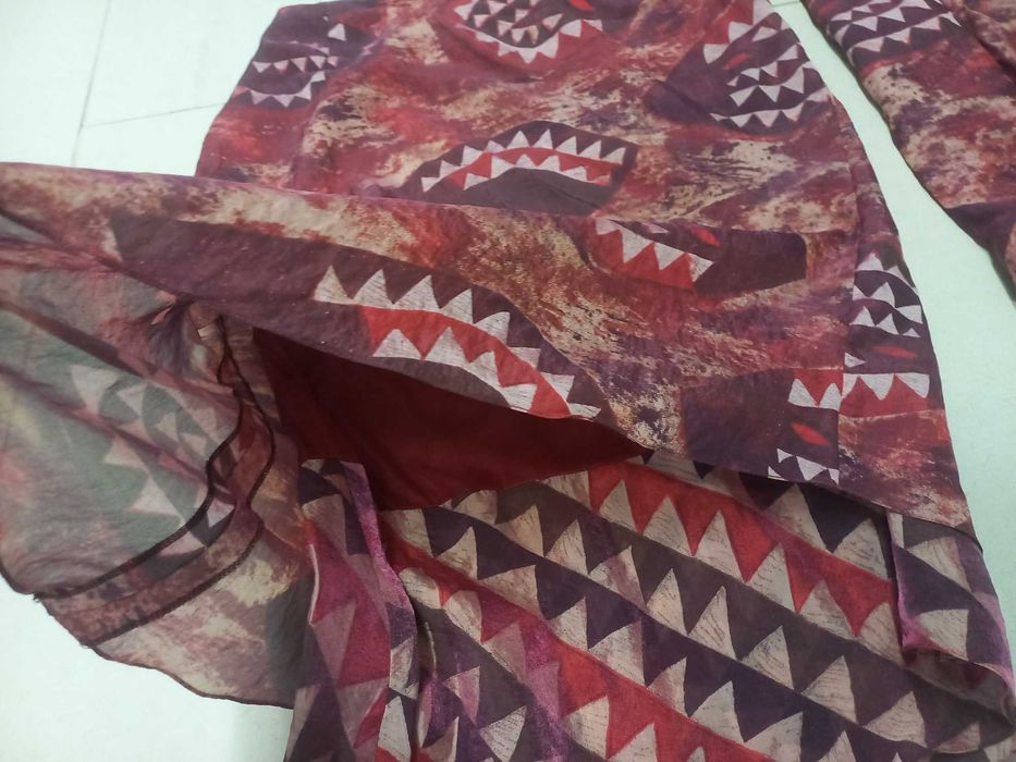 Conjunto Saia e Blusa em organza