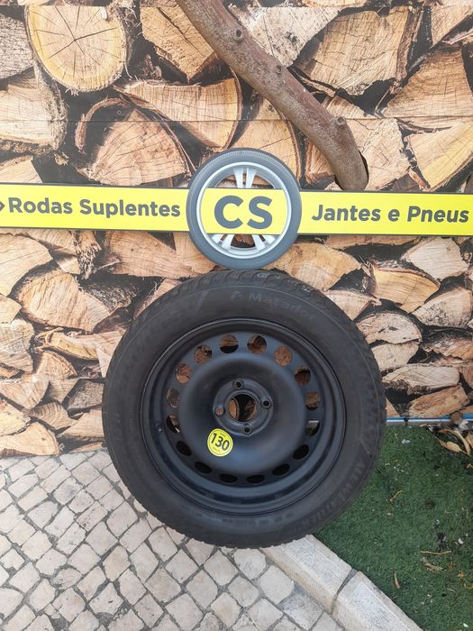 Roda suplente 16 4x108, Peugeot, Citroen pneu 205/55R16 ou 195/55R16