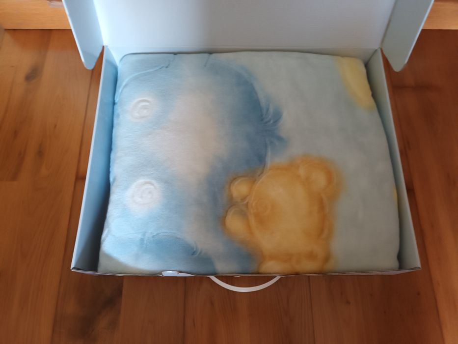 Cobertor bebé como novo, 110cm × 140cm