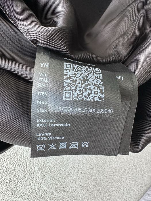 Кожаная жилетка 8 by Yoox Leather Biker vest