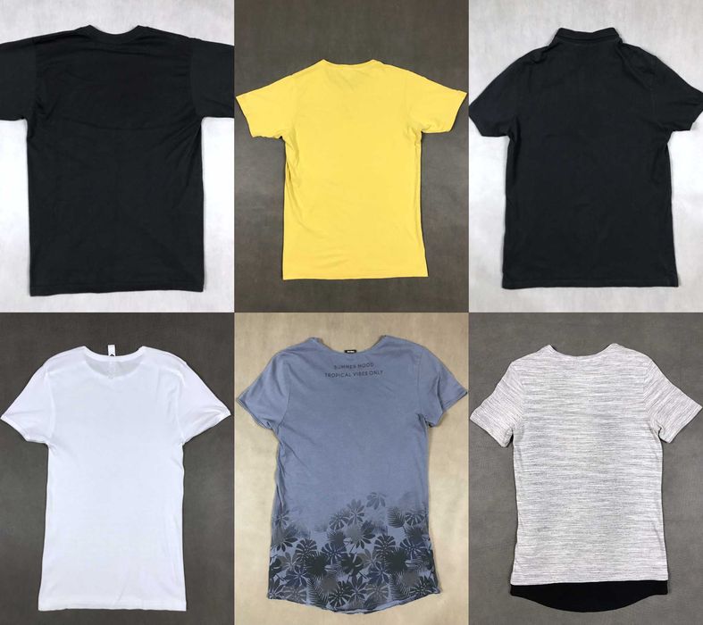 Diesel, Asos, Tex, Kiabi - S - фуболка подовжена оверсайз тішка поло чоловіча