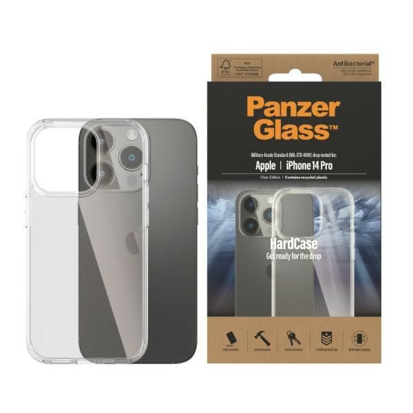 PanzerGlass HardCase iPhone 14 Pro 6,1Antibacterial Military grade transparent 0402