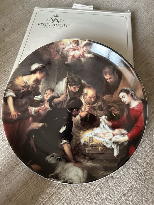 Vista Alegre Christmas Plate 2002