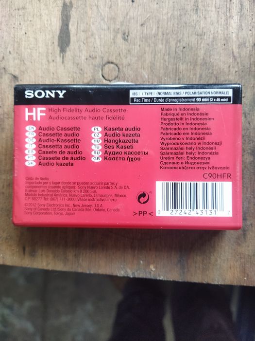 Kaseta magnetofonowa Sony HF