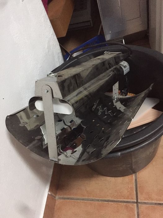 Electroculador de insetos aço inox