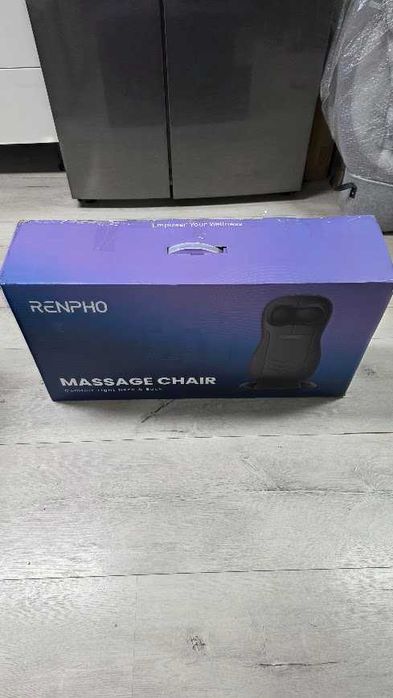 Renpho Masażer Mata masująca Shiatsu z podgrzewanie regulacja zagłówka