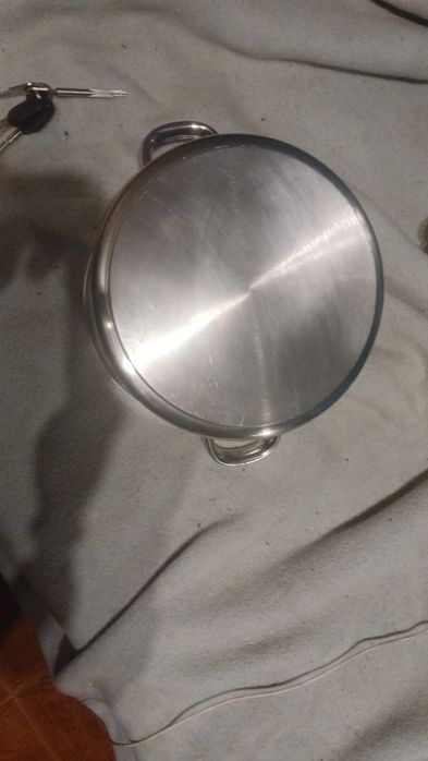 panela de aço inoxidável