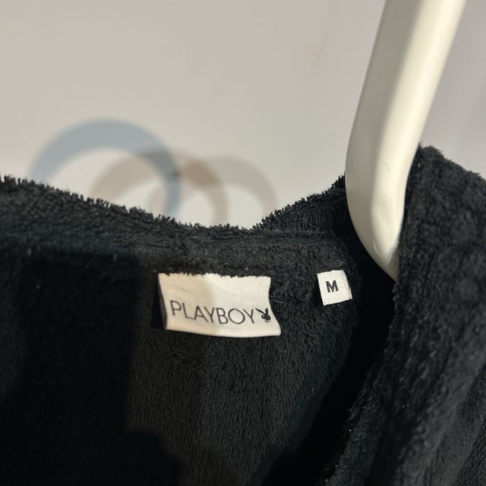Czarny szlafrok Playboy