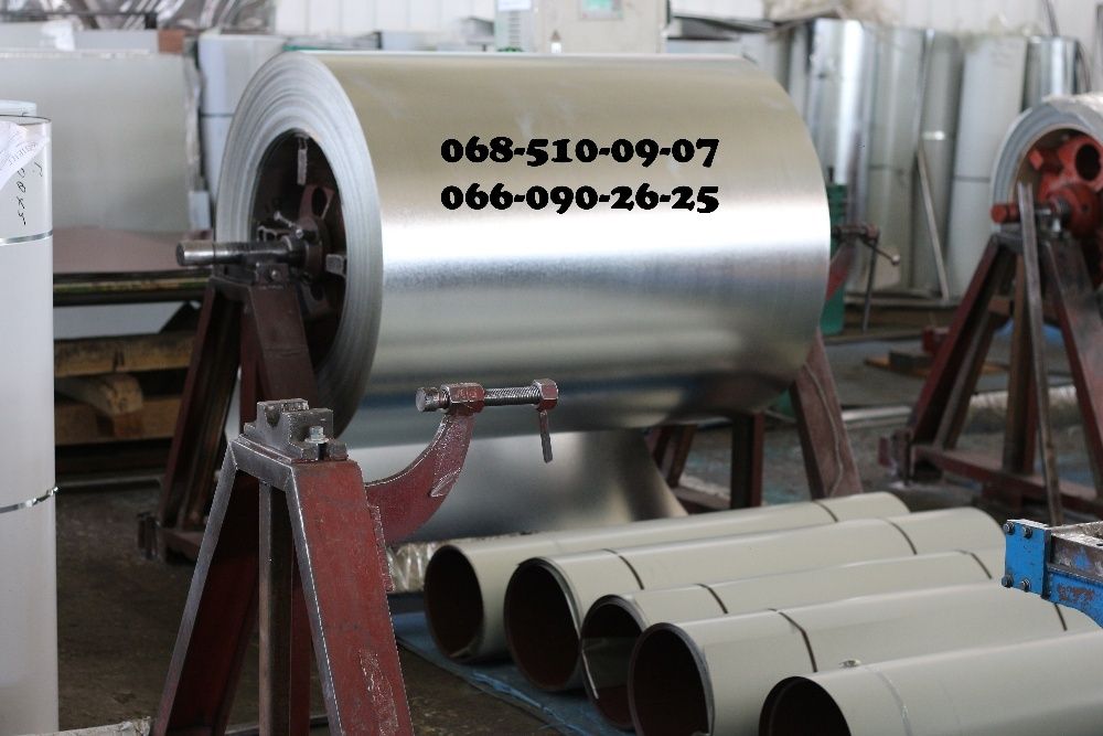 Оцинкованный Лист Бляха Оцинкована Жесть Оцинковка в листах рулон Цинк