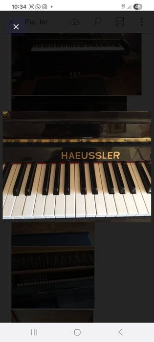 Vendo PIANO HAEUSSLER