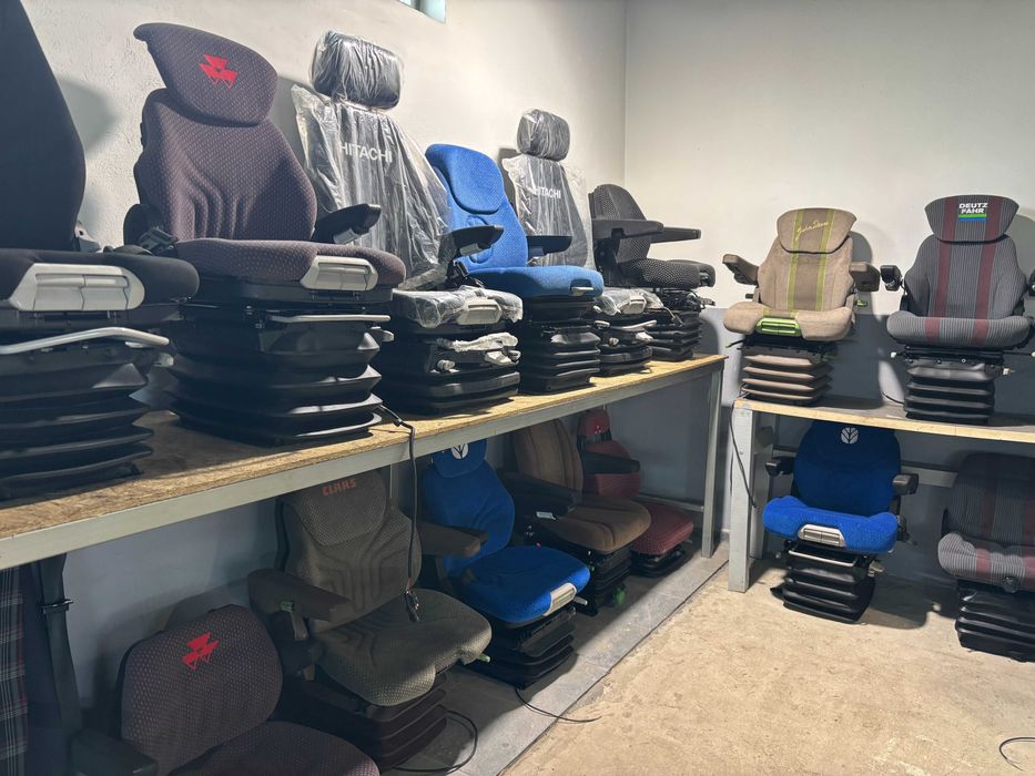 Naprawa foteli pneumatycznych Fendt John Deere New Holland Claas Valtr