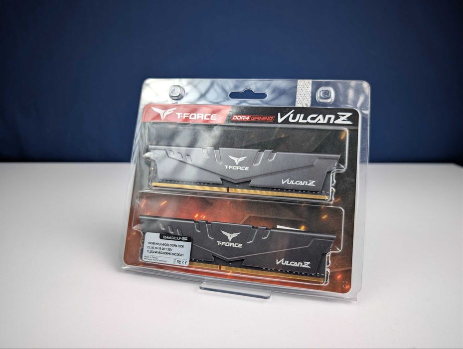 Швидка та Надійна Оперативна Пам'ять TeamGroup T-Force Vulcan Z DDR4 16GB (2x8GB) 3200 MHz CL16 | МАГАЗИН | Гарантія 90 днів