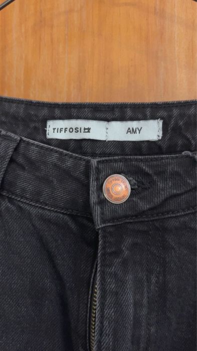 Calça de ganga Preta Tiffosi