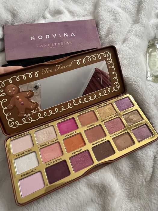 Тени Anastasia Beverly Hills, too faced gingerbread