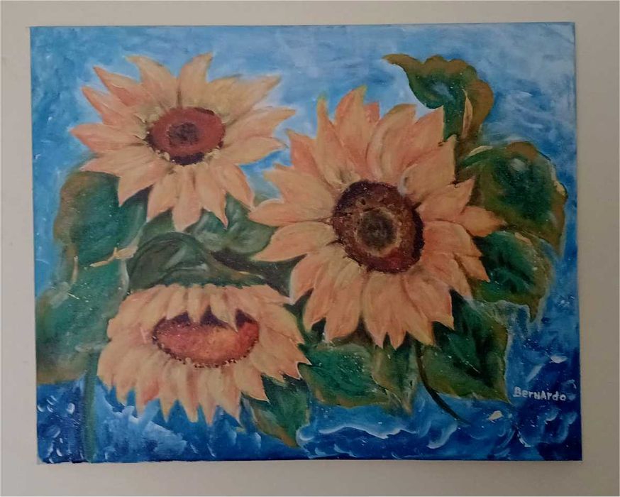 Quadro em Acrílico – Girassóis