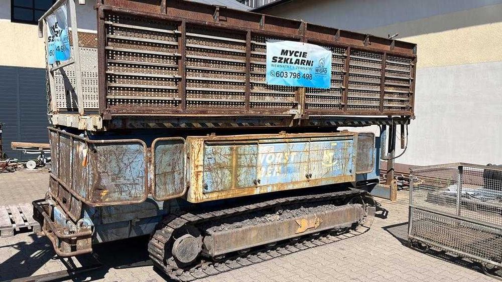 podest ruchomy na gąsiennicach podnośnik