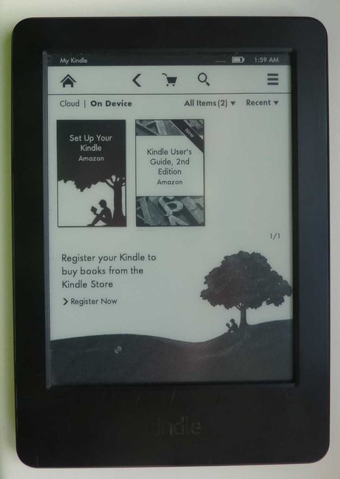 Amazon Kindle 7 touch czytnik ebook -ów 4GB NIE MOŻNA ZALOGOWAĆ "03MV"
