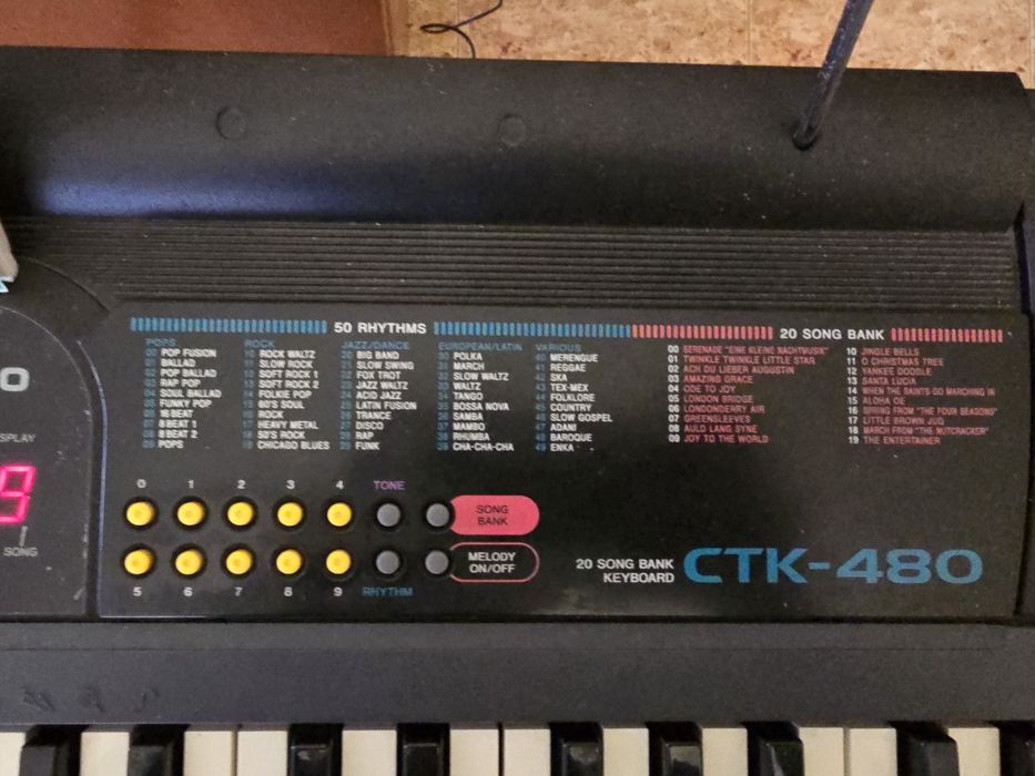Órgão Casio CTk-480